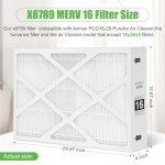 MERV 16 Carbon Clean Air Filters (16"x26"x5")