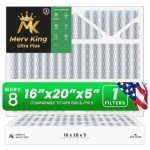 MervKing 16x20x5 MERV 8 Air Filter - 1-Pack