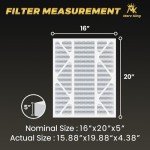 MervKing 16x20x5 MERV 8 Air Filter - 1-Pack
