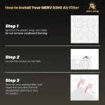 MervKing 16x20x5 MERV 8 Air Filter - 1-Pack