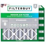 21x21x4 MERV 8 Pleated Air Filters (6-Pack)