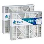 Tier1 Merv 8 Air Filters 19x20x4-1/4, 2-Pack