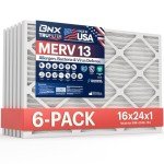 BNX TruFilter 16x24x1 MERV 13 Air Filters (6-Pack)