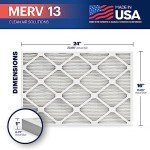 BNX TruFilter 16x24x1 MERV 13 Air Filters (6-Pack)