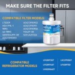 PUREPLUS LG LT500P Refrigerator Water Filter 4-Pack