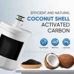 PUREPLUS LG LT500P Refrigerator Water Filter 4-Pack