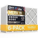 BNX TruFilter 14x20x1 MERV 11 Air Filters (6-Pack)