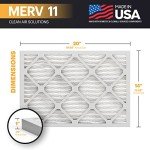 BNX TruFilter 14x20x1 MERV 11 Air Filters (6-Pack)