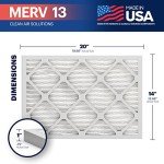 BNX TruFilter 14x20x1 MERV 13 Air Filters (4-Pack)