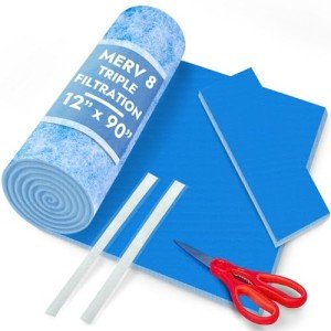 Cut-to-Size MERV 8 Floor Vent Air Filter Roll