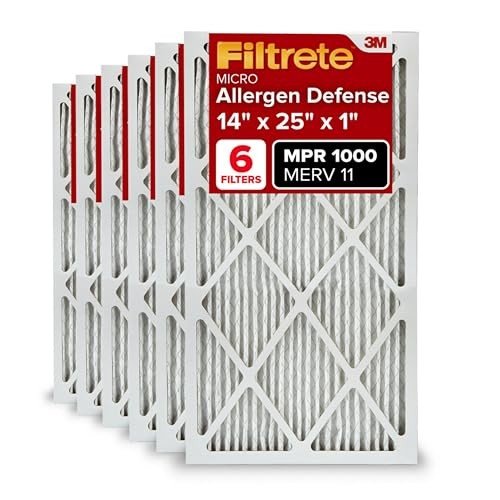 Filtrete 14x25x1 Micro Allergen Air Filters Pack