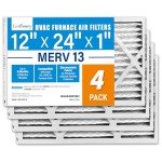 LotFancy MERV13 Pleated Air Filters 4 Pack