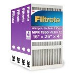 Filtrete 16x25x4 Premium Air Filter 4-Pack