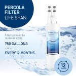 PERCOLA 7023812 Water Filter for Sub-zero (2 Pack)