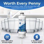 Samsung Water Filter Replacement 3 Pack - Pureline