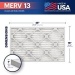 BNX TruFilter 16x25x1 MERV 13 Air Filters (6-Pack)