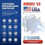 BNX TruFilter 16x25x1 MERV 13 Air Filters (6-Pack)