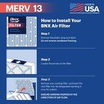 BNX TruFilter 16x25x1 MERV 13 Air Filters (6-Pack)