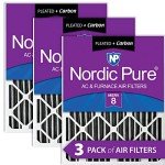 Nordic Pure 14x24 Furnace Air Filter 3-Pack