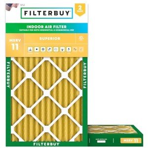 Filterbuy 12x24x2 MERV 11 Air Filters (2-Pack)