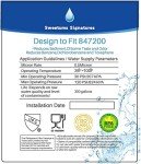 Sweetums Refrigerator Water Filter Replacement (2 Pack)