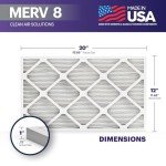 BNX TruFilter 12x20x1 MERV 8 Air Filters (6-Pack)