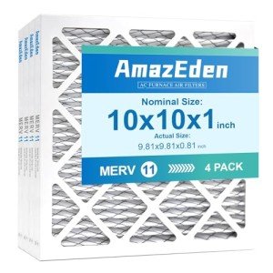 AmazEden 10x10 Air Filter 4-Pack - MERV 11