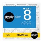 20x20x4 Air Filter, MERV 8 – Allergy Control