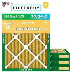 20x24x2 MERV 11 Air Filters (4-Pack)