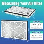 MERV 13 Pleated Air Filters, 2 Pack