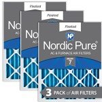 Nordic Pure MERV 7 Air Filters 3-Pack 18x18