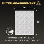 MervKing 24x30x1 MERV 8 Air Filter 12-Pack
