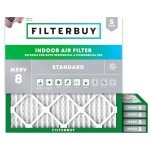 16x16x1 MERV 8 Pleated Air Filters (5-Pack)
