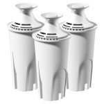 Water Filter Replacement for Brita & Mavea, 3-Pack