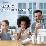 Water Filter Replacement for Brita & Mavea, 3-Pack