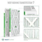 16x20x1 MERV 8 Pleated Air Filters 4-Pack