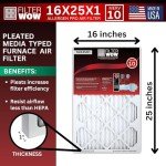 FilterWow Allergen Pro MERV 10 Air Filter (2 Pack)