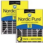 Nordic Pure MERV 10 Air Filter Replacement - 2 Pack