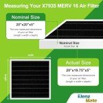 MERV 16 Carbon Air Filter Bundle - 20x20x5