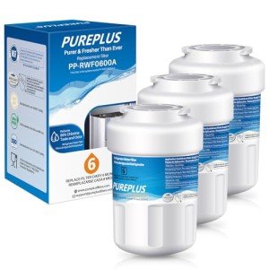 PUREPLUS 3-Pack Replacement Water Filter Compatible with GE