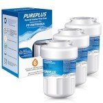 PUREPLUS 3-Pack Replacement Water Filter Compatible with GE