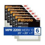 Filtrete MERV 13 20x20x1 Air Filter 6-Pack