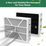 MERV 16 Carbon Air Filter 20x20x5 (2 Pack)