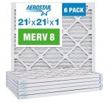 Aerostar MERV 8 Pleated Air Filter - 6 Pack