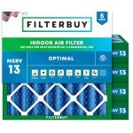 Filterbuy 20x20x4 MERV 13 Air Filter Pack