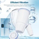 DESENRUIS Water Filter Replacement for Zero Pitcher