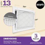 14x24x1 MERV 13 Air Filter 6-Pack
