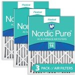 Nordic Pure MERV 14 Air Filters - 3 Pack