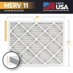 BNX TruFilter 24x30x1 MERV 11 Air Filters (4-Pack)