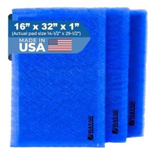 16x32 Filter Pads for Pristine Air Cleaners (3 Pack)